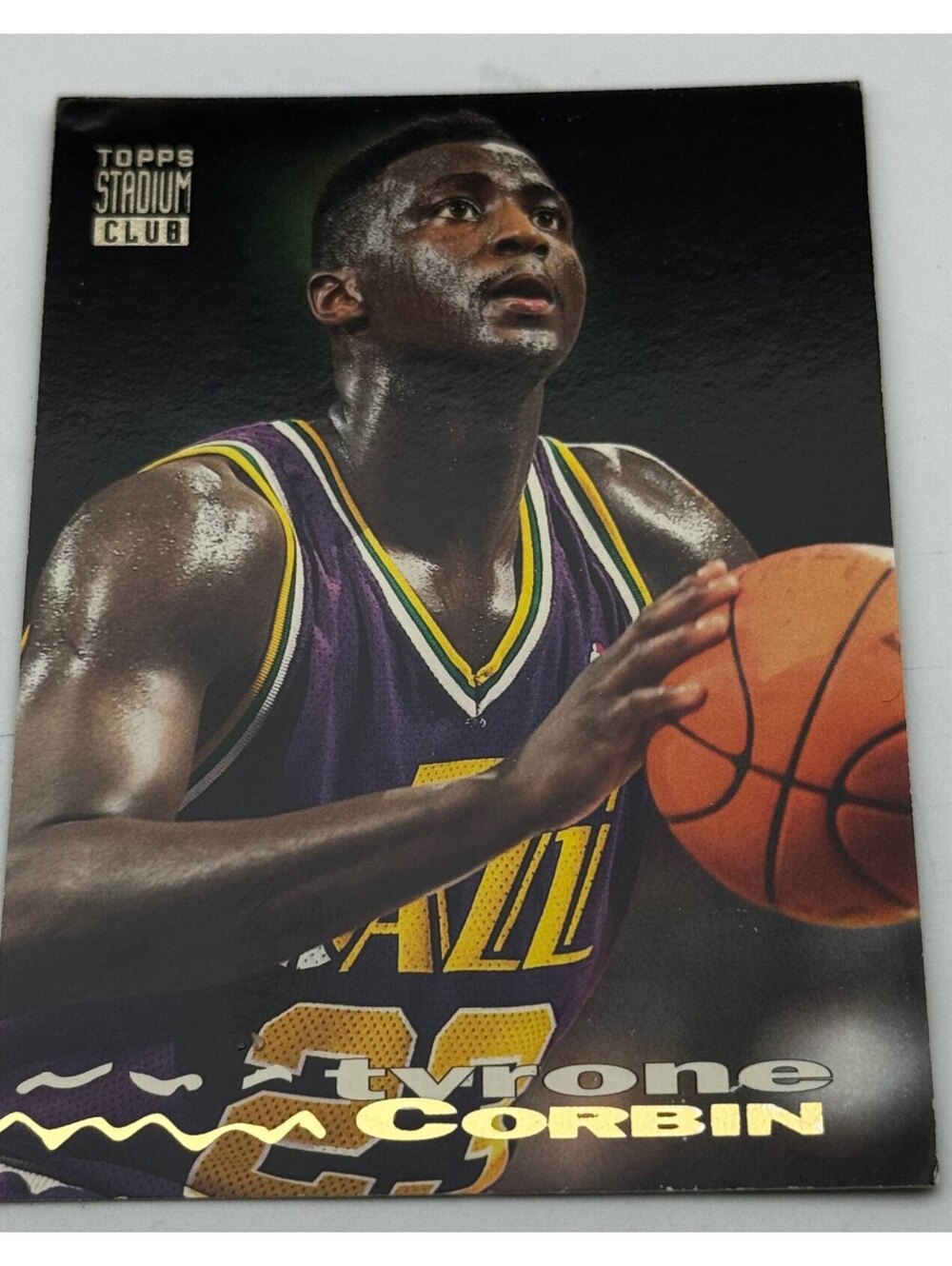 1992-93 Upper Deck Basketball Card Tyrone Corbin Utah Jazz #100